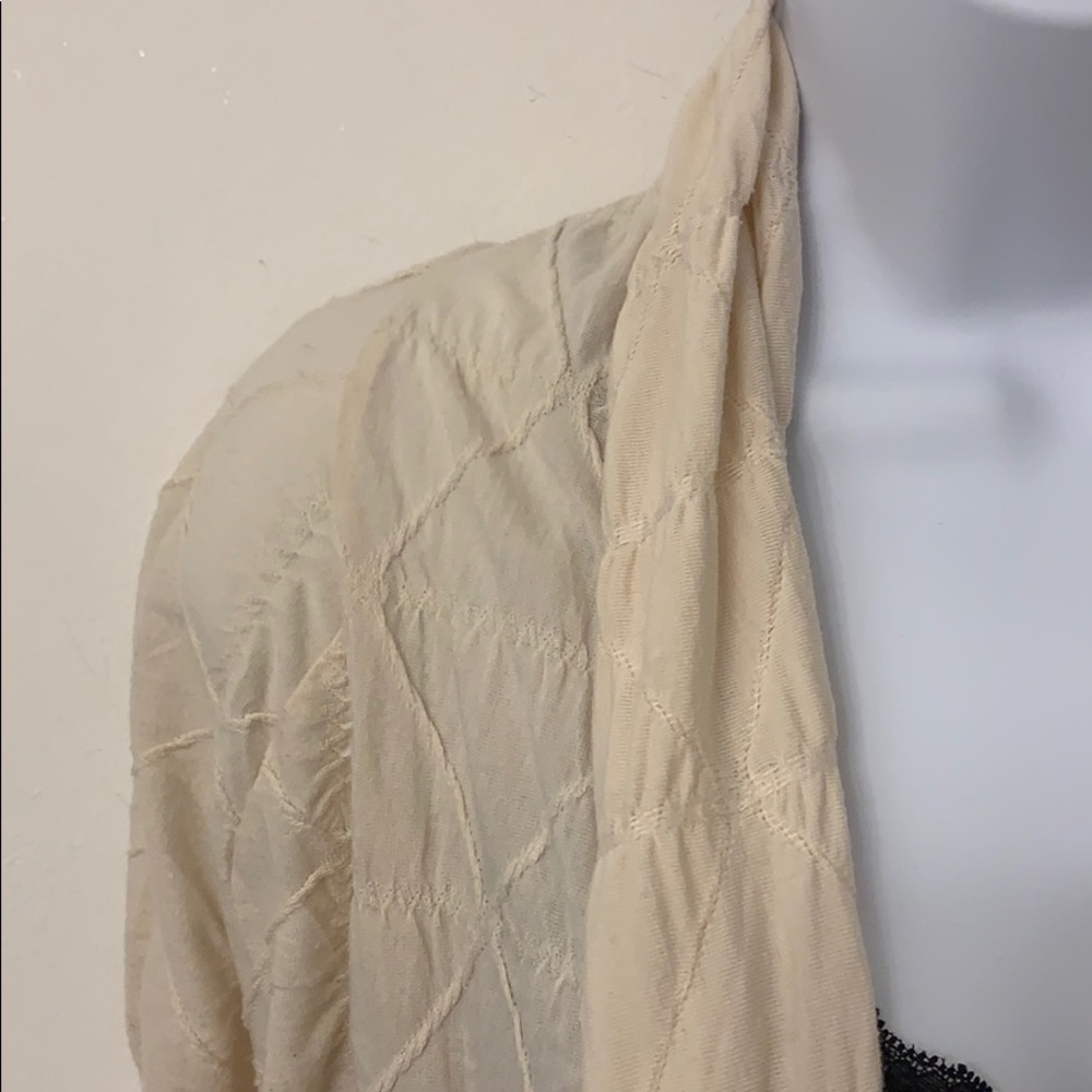 Silence + Noise Cream Color Cocoon Cardigan - size XS - Picture 5 of 8